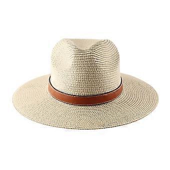 eBay hot sale European and American jazz big eaves bell top hat women's spring and summer popular outdoor sunshade sun protection straw hat