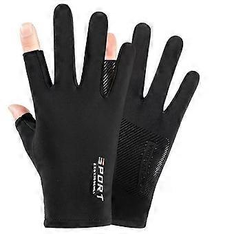 1 Pair Womens Touchscreen Sun Gloves Summer UV Protection Breathable Non Slip for Driving Hiking Traveling