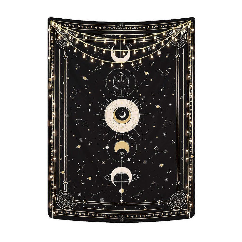 Mystical Tarot Moon Phase Tapestry
