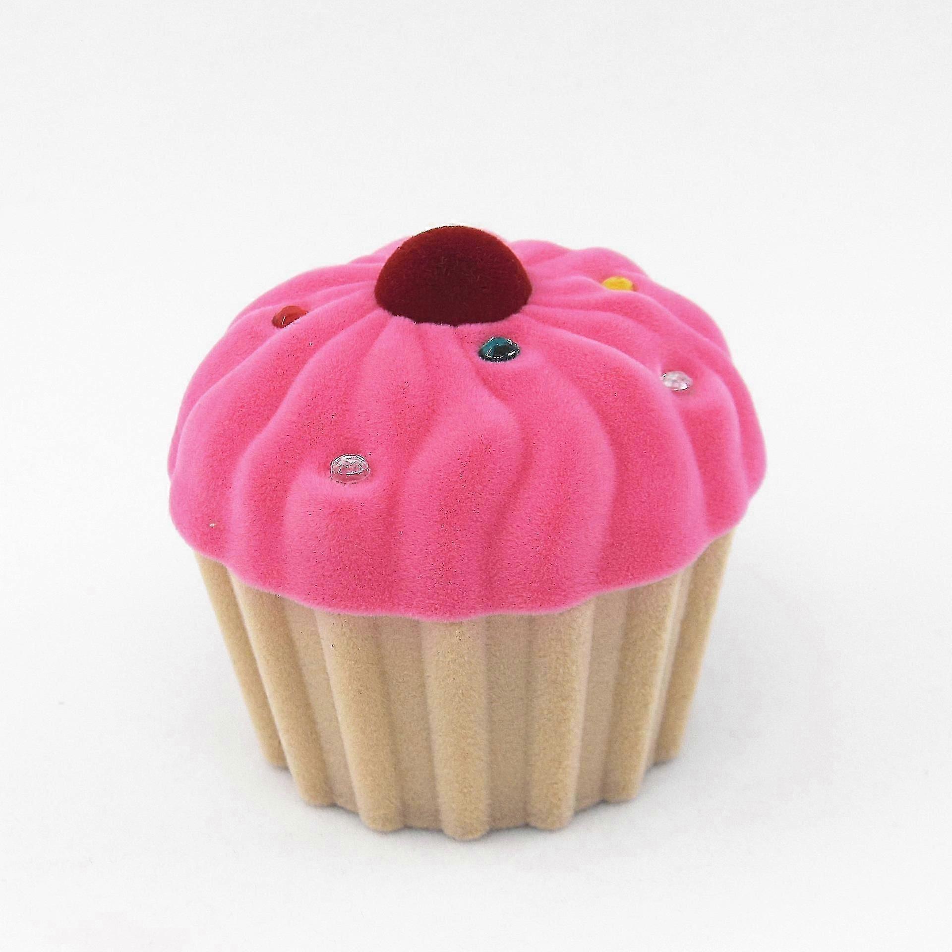 Compact Velvet Wedding Ring Box