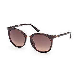 Guess GU00282 52F Full Rim Dark Tortoise Women Oval Sunglasses UV3 Original