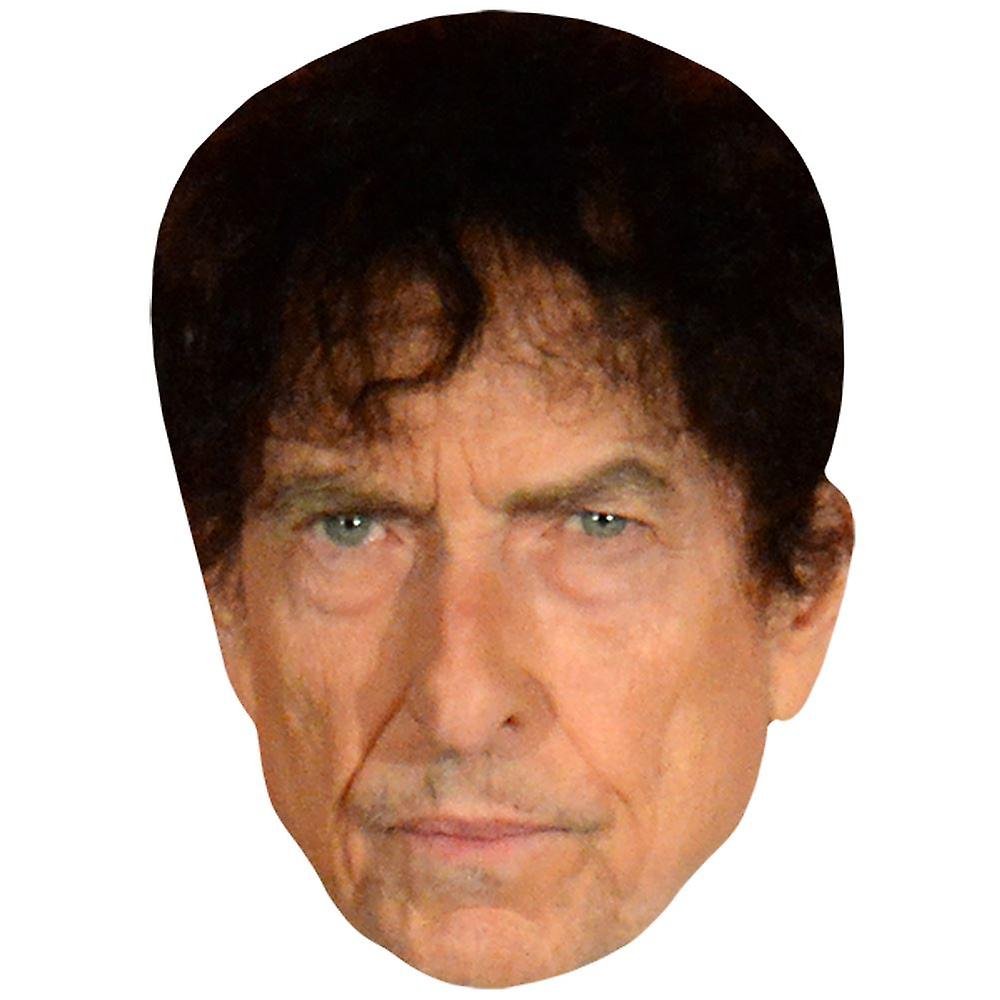 Bob Dylan (brunt hår) kändismask, platt kortansikte