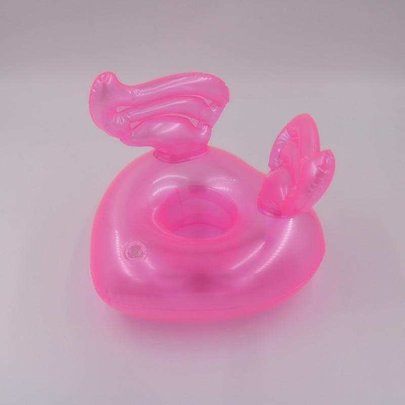 Deep Pink Wings love Inflatable Cup Holder Unicorn Flamingo Drink Holders Swimming & Float Bathing
