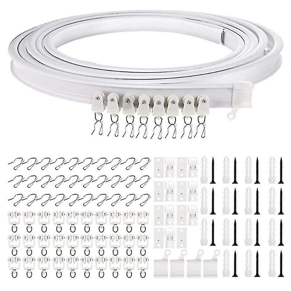 1-5 Meters Bendable Ceiling Curved Curtain Track Flexible Ceiling Curtain