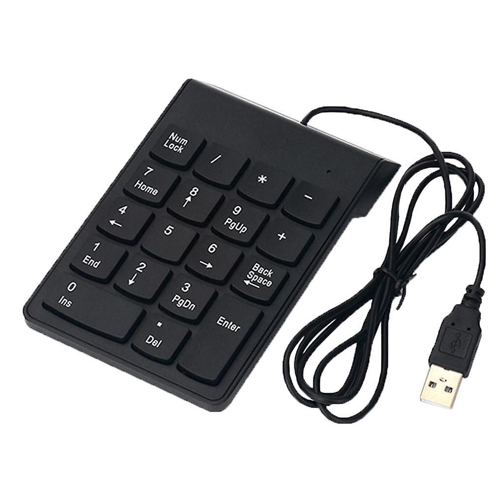 Mini USB 18-keys Num Pad Numeric Number Keypad Keyboard for Laptop Notebook