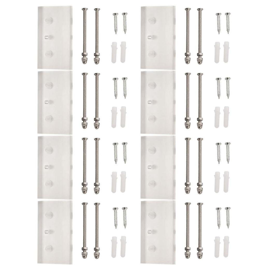 8x Ghost Hanger Skateboard Wall Mount Deck Display Luxury Skateboard Storage Holder Rack