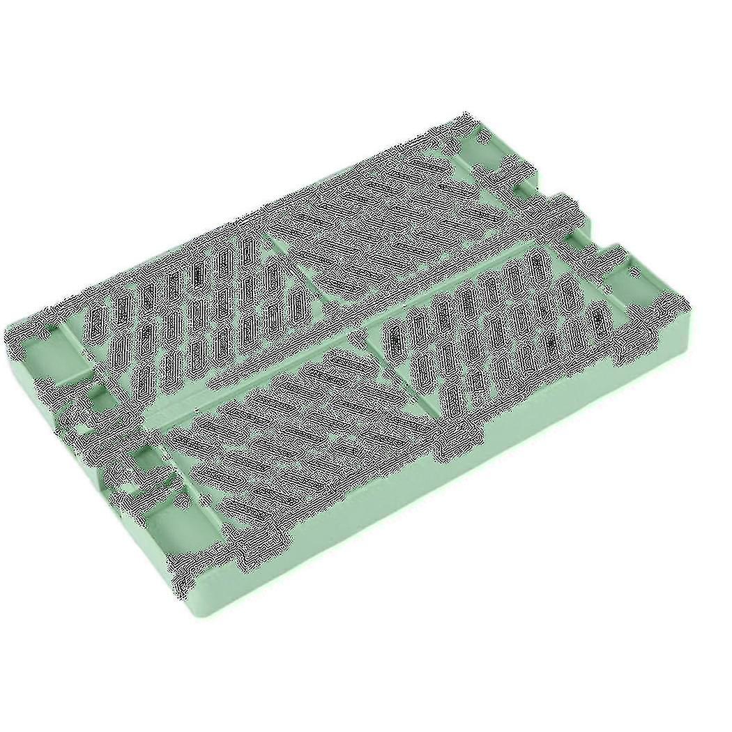 2x Collapsible Crate Plastic Folding Storage Box Basket Utility Cosmetic Container Green