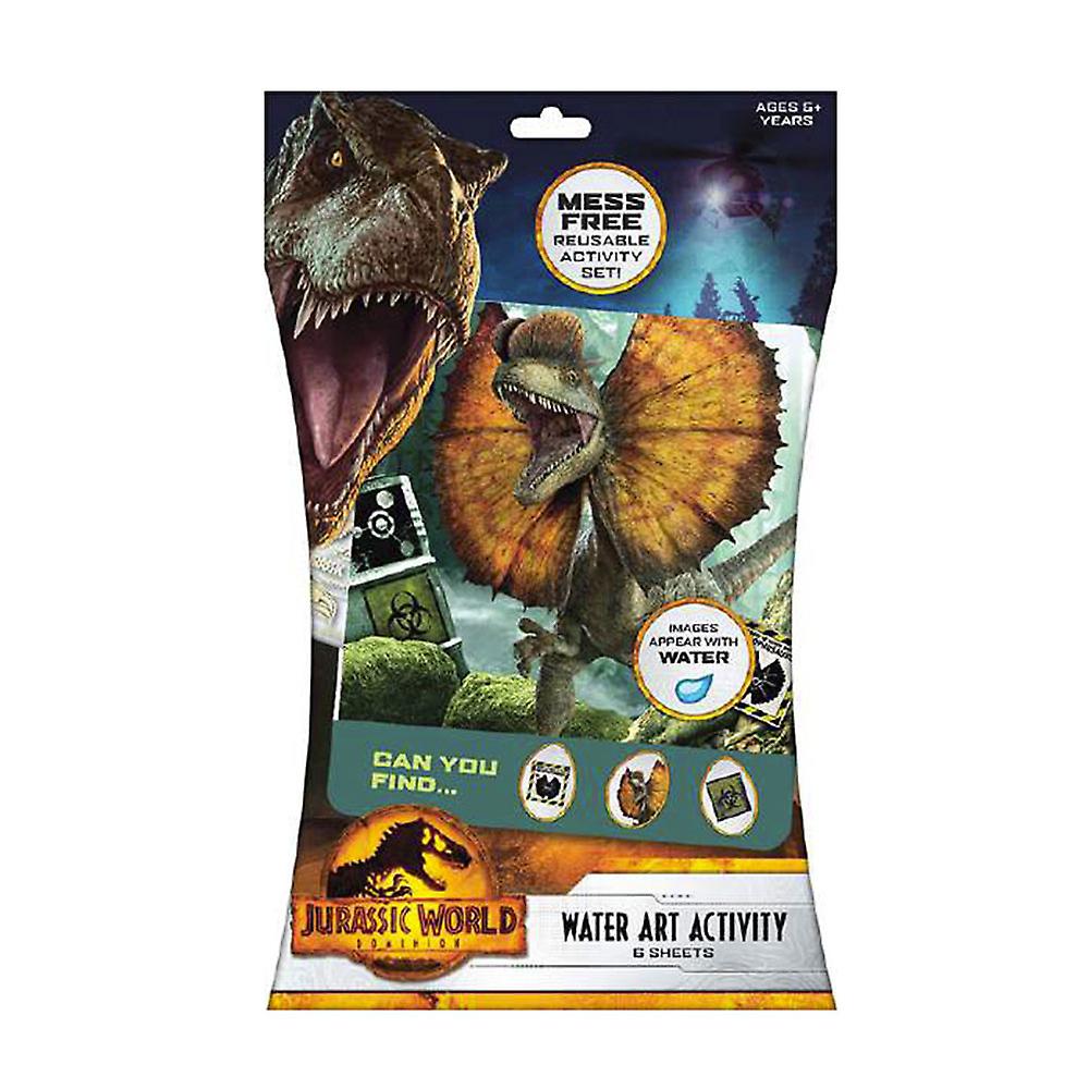 Jurassic World Water Art Tons of Creative Fun Add Water & Have Fun Ages 5+
