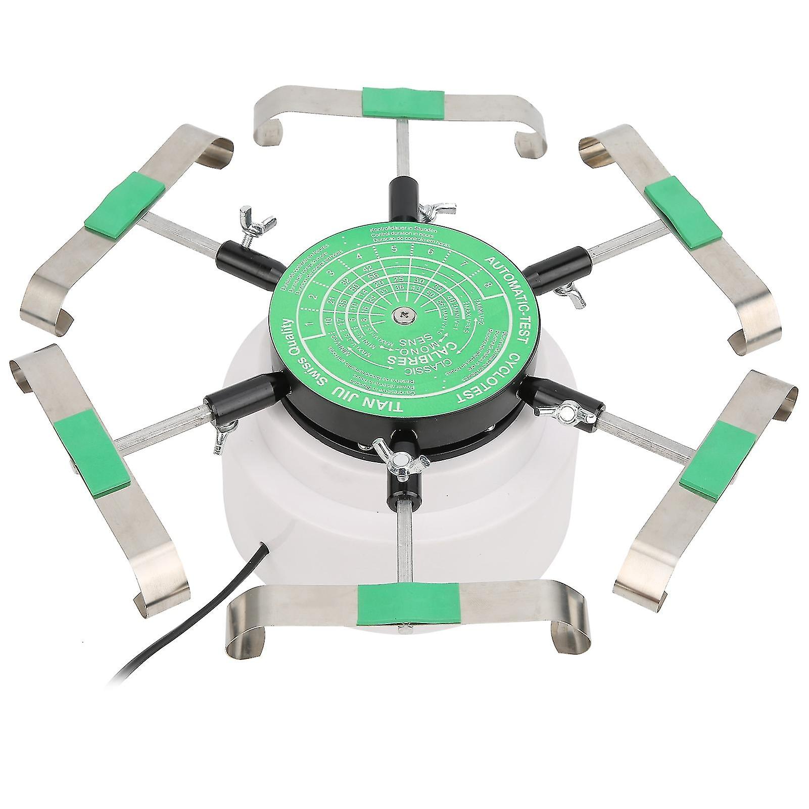 6 Arms Watch Winder Machine Automatic Mechanical Watch Winder Watch Repairing Tool Eu Plug Ac250v