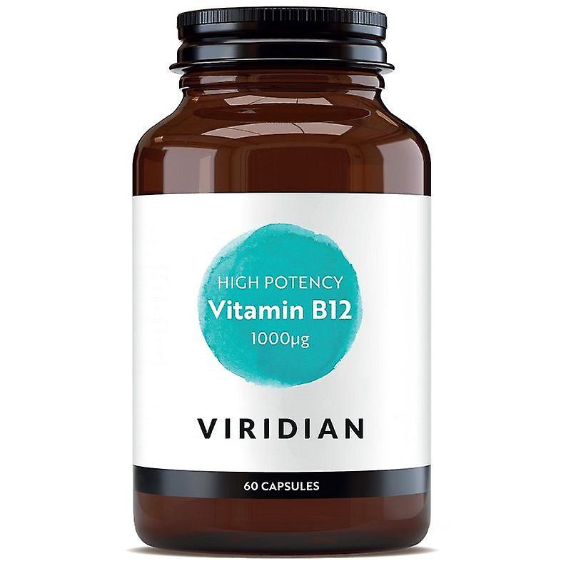 Viridian High Potency Vitamin B12 1000ug Vegicaps 60 (204)