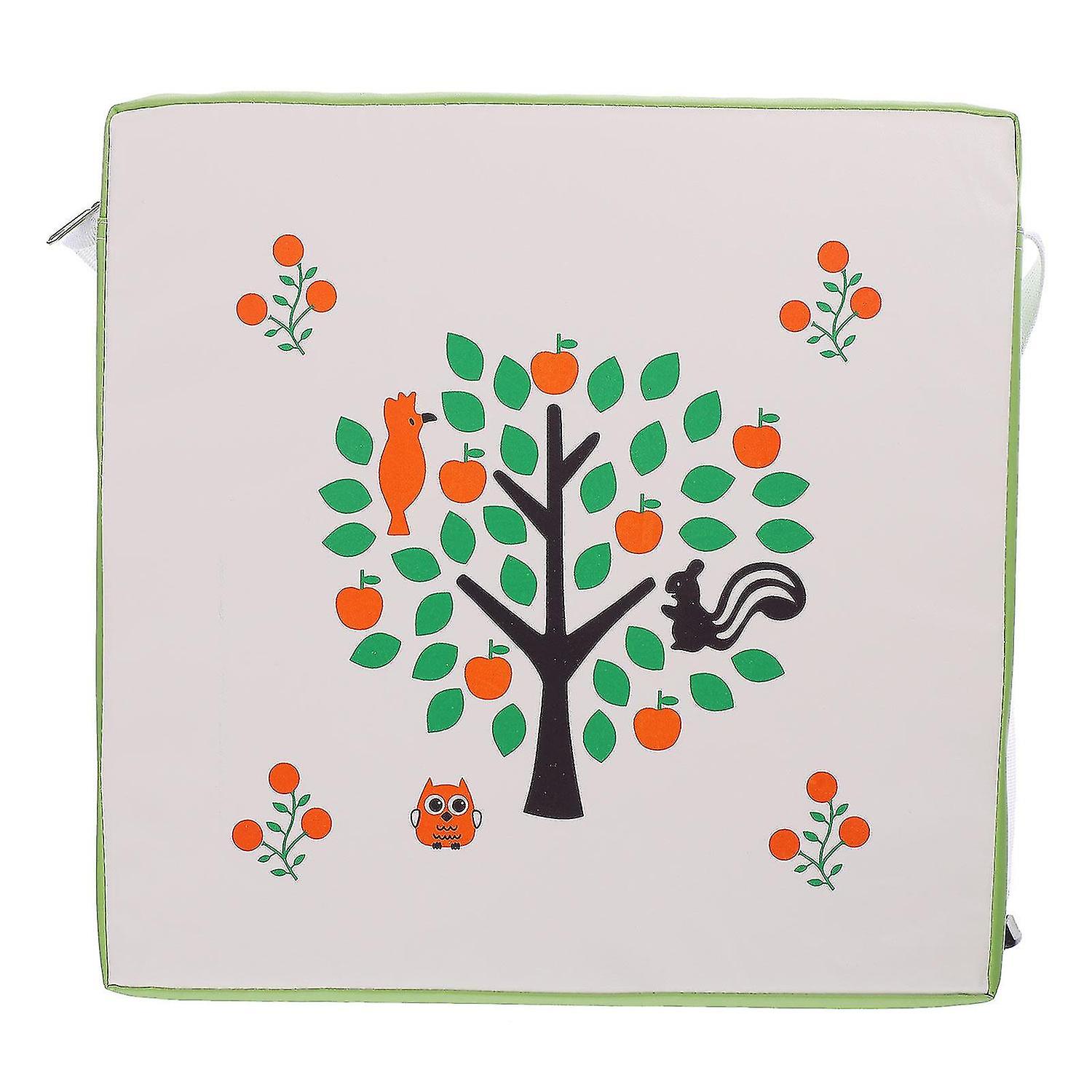 1pc Chair Increasing Cushion Adjustable Children Chair Pad Tree Pattern Seat Pad