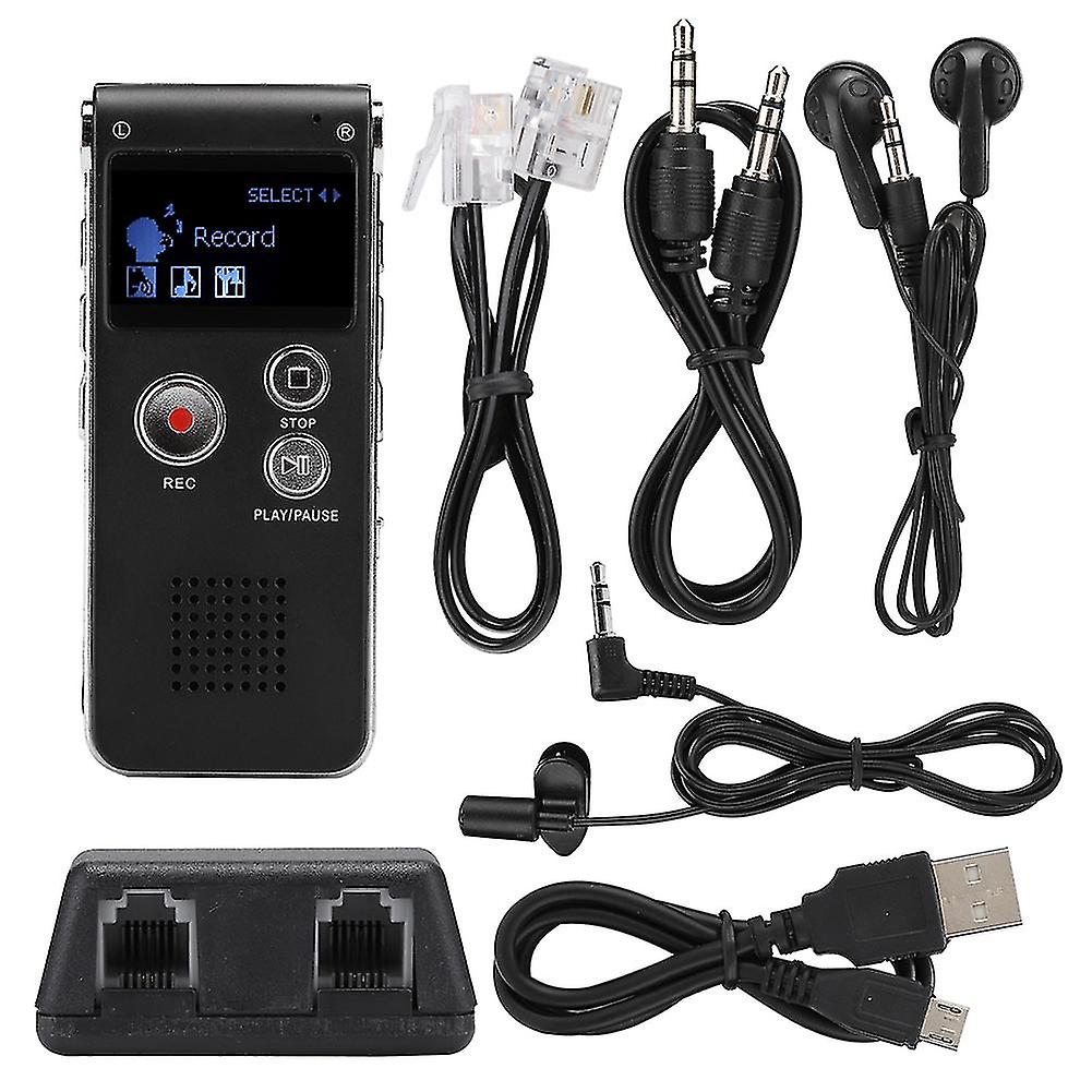 Sk-012 8g Abs Voice Recorder Phone Recording Lossless Music Dictation Recorder