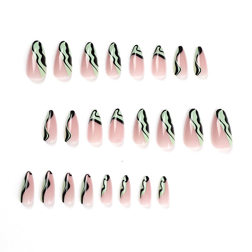 24pcs Pointy False Nail Sturdy Material Various Sizes Nail Easy Use