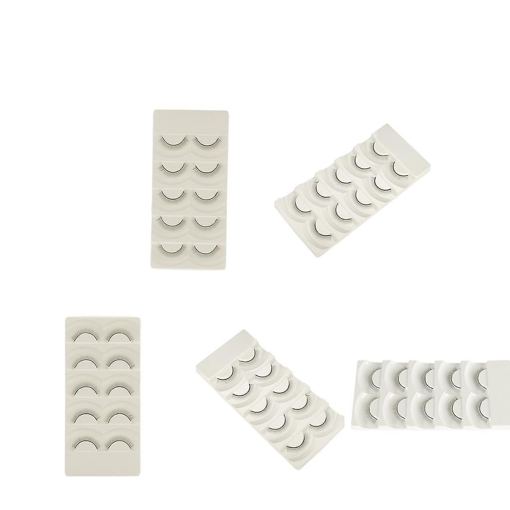 25 Pairs Training Lashes False Eyelashes for Eyelash Extensions Practice