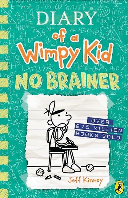 Diary Of A Wimpy Kid No Brainer Book 18 by Jeff Kinney Paperback Book
