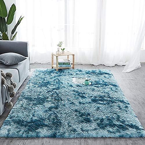 Tapis de salon haute pile long pile 100 x 160 cm - tapis de salon