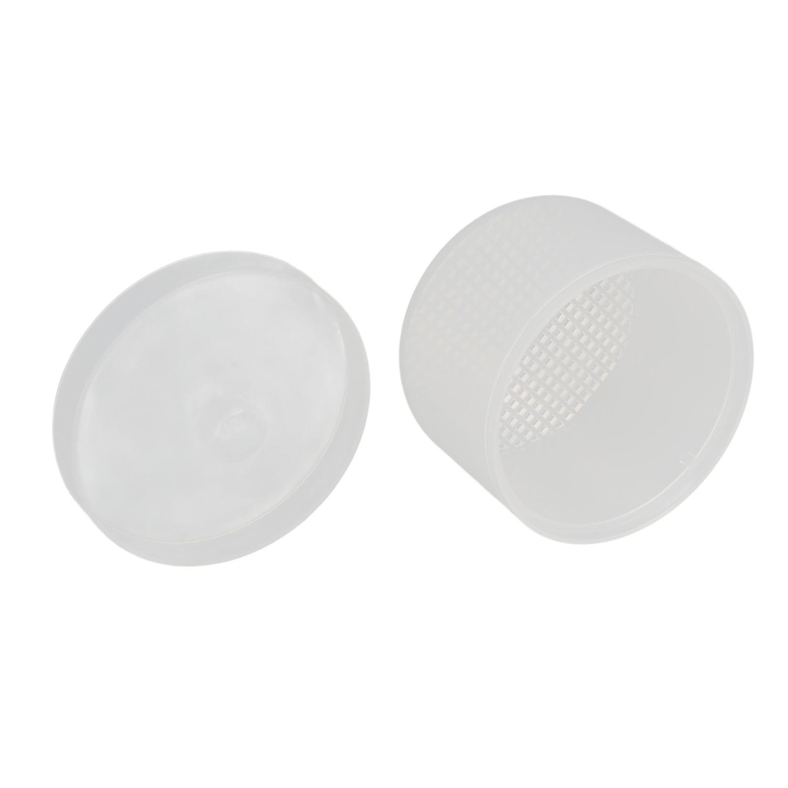 Grinding Head Clean Soak Box Cosmetic Brush Nail Art Drill Bits Soaking Container with Strainer