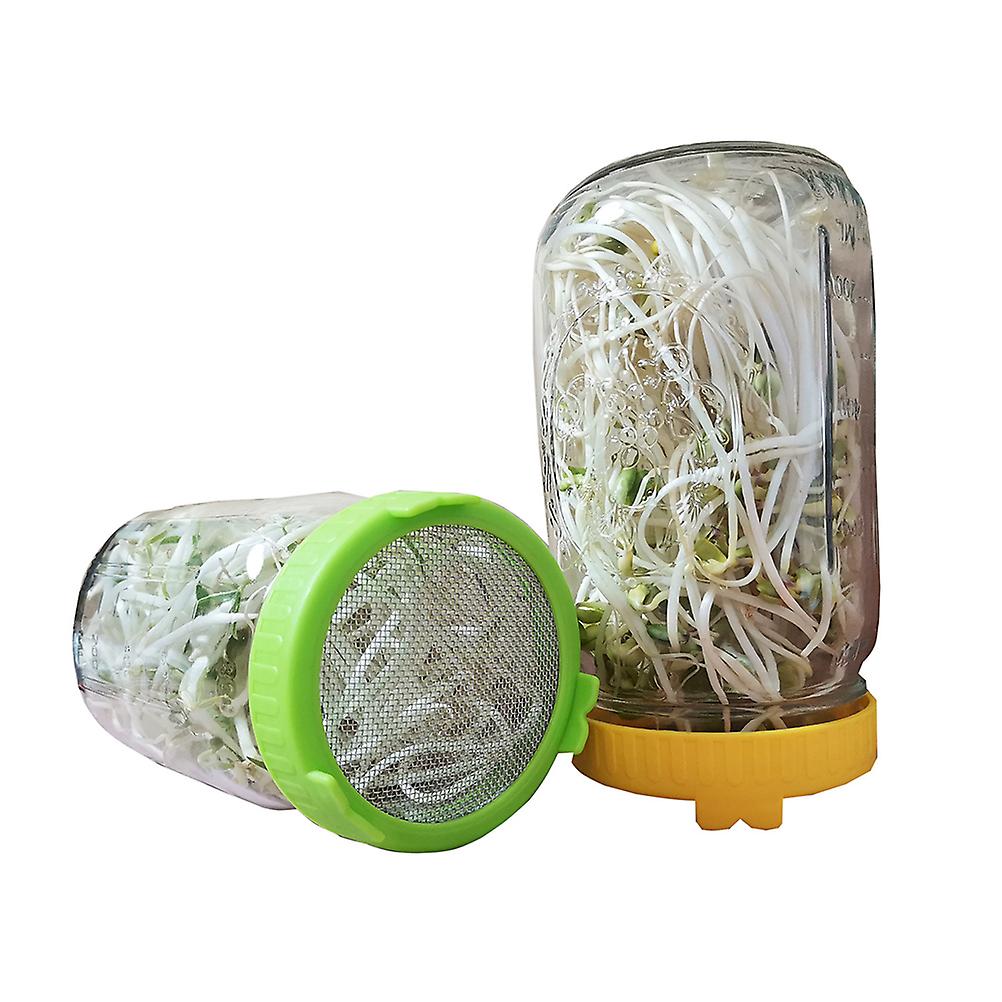 Sprout Starter Set, Food Grade Material Sprouting Lids for Wide Mouth ...