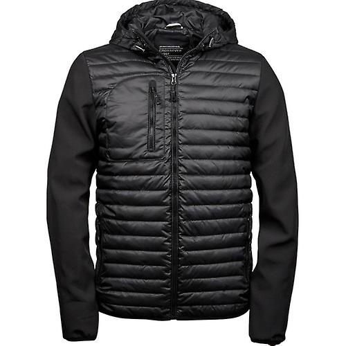 Tee Jays Mens Crossover Hooded Padded Jacket