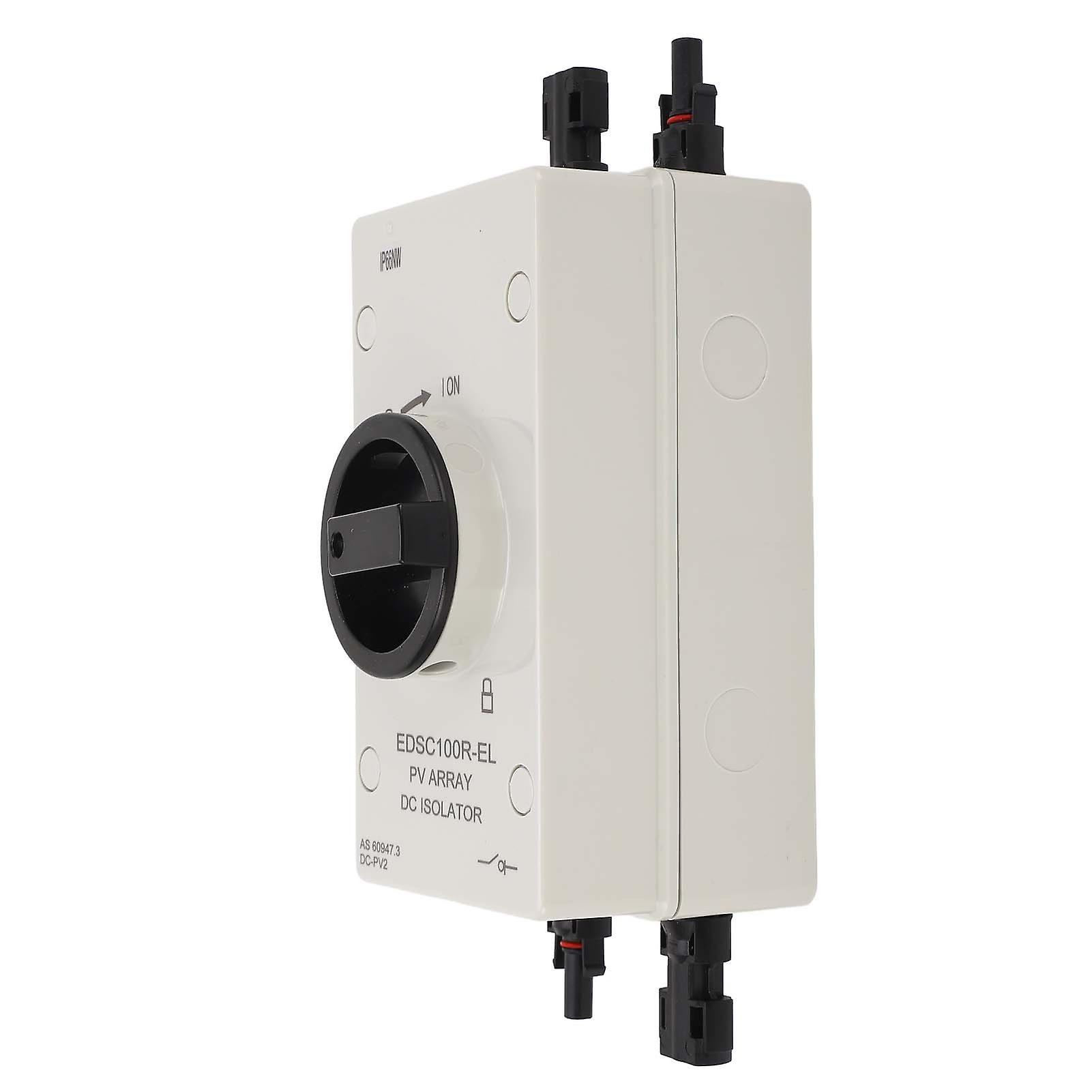 PV DC Isolator Switch 32A IP66 Waterproof Quick Switching Photovoltaic Disconnect Switch 1000V 