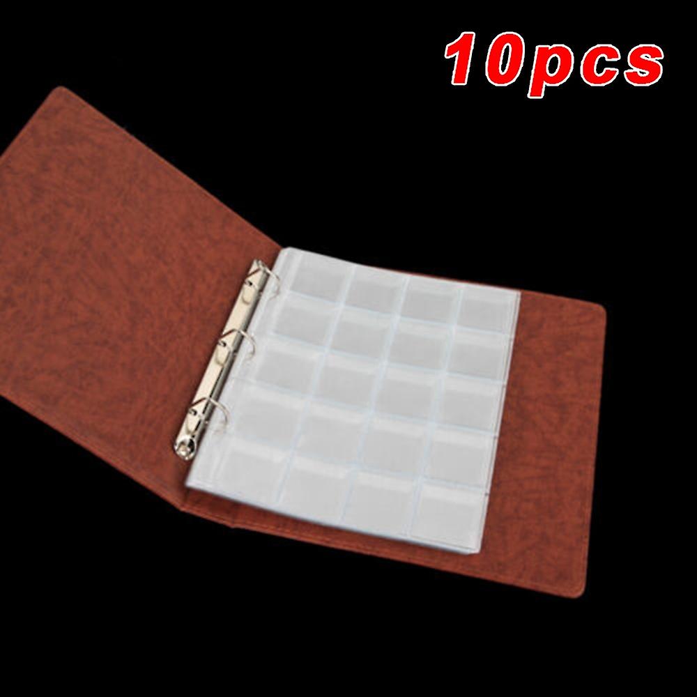 10pcs Coin Album Loose-Leaf Inners Holder Leaflets Display Collection Storage
