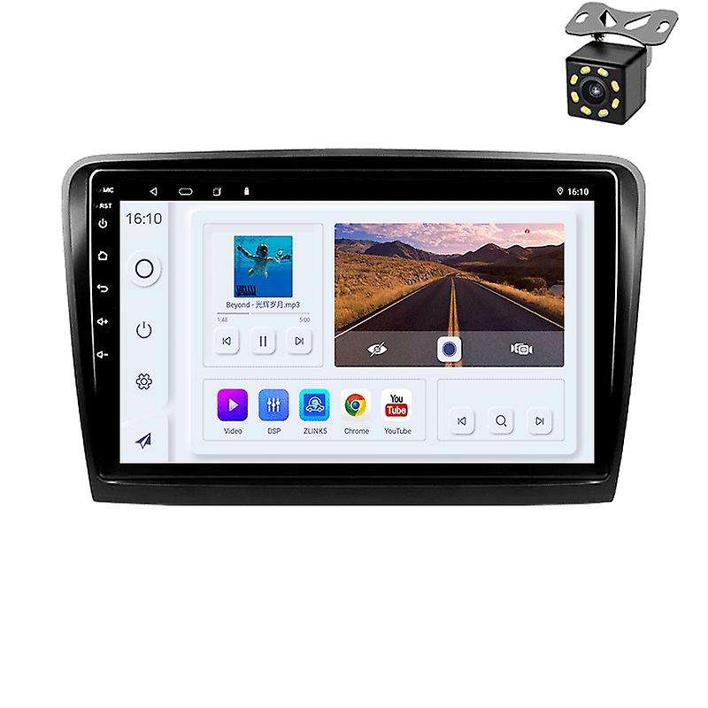 Android 2Din Car Radio For Skoda Superb 2 B6 2008-2015 GPS Navigation Multimedia Video Player WIFI