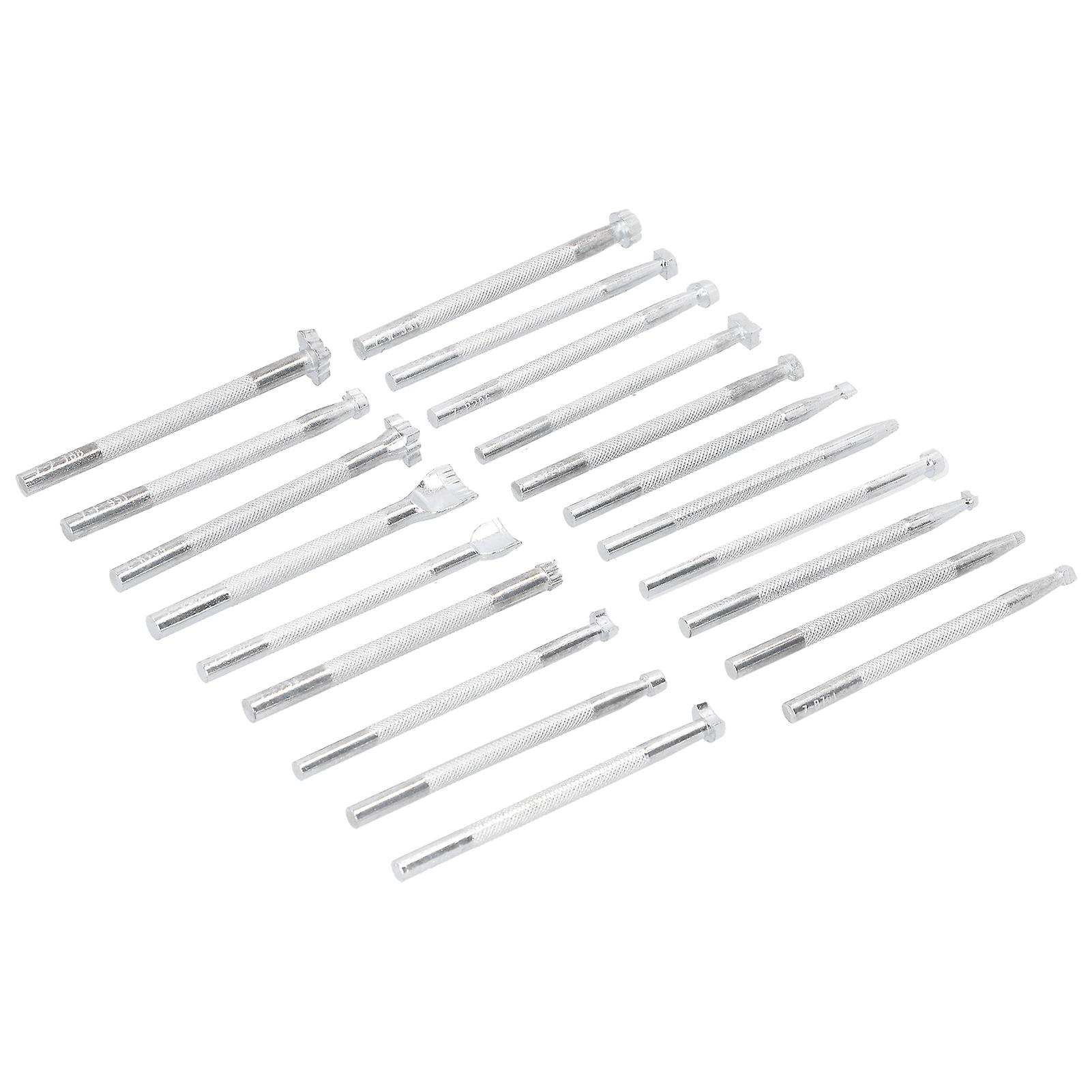 20Pcs Leather Stamp Punch Stamping Carving Pattern Making Tool Leathercraft Embossing Mold