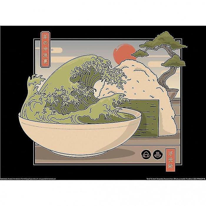 Move Pencil Move Tea Wave Print