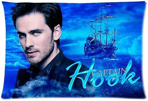 Generic Custom Pillowcase 40x60cm Pillow Case Soft Bedding Decoration Colin O Donoghue Once Upon a Time Hook Print AB-6126