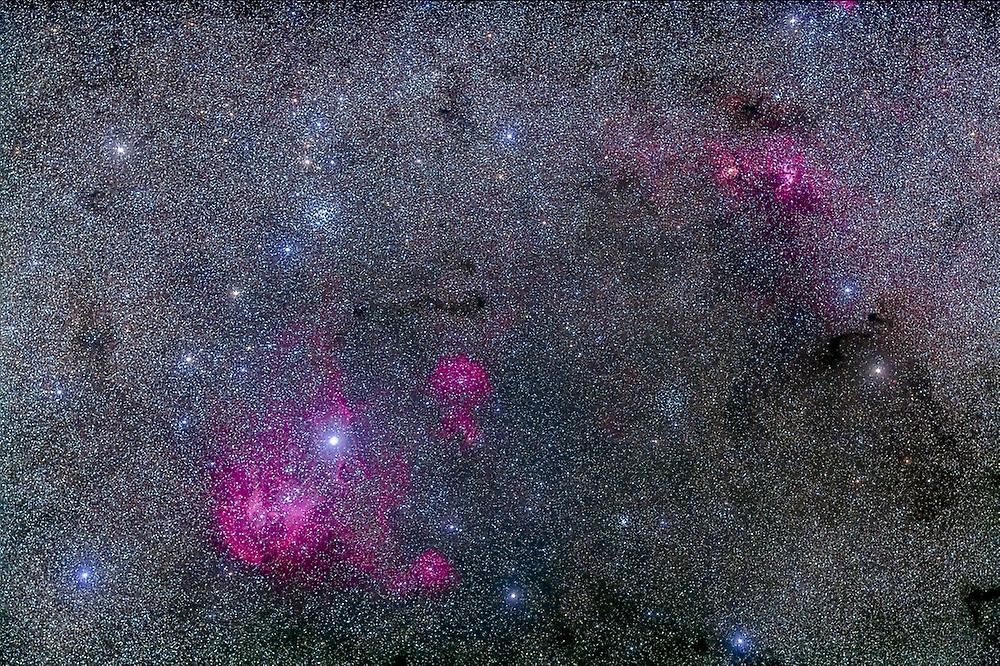 Pearl Cluster and Lambda Centauri complex in Centaurus. Poster Fruugo UK