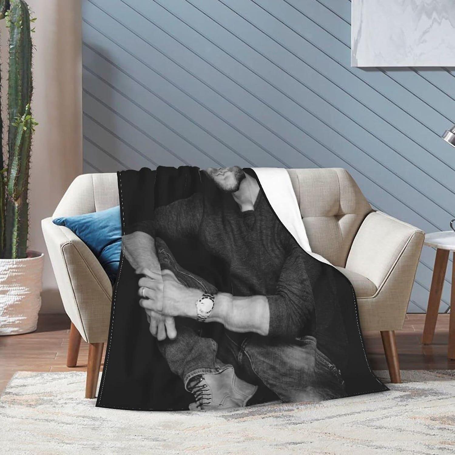 Jared Actor Padalecki Throw Blanket,Ultra Soft Flannel Fleece Lightweight Throw Blankets Warm Air Conditioning Blanket For Couch Sofa Bed a2887