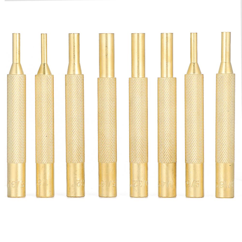 17Pcs Punch Set Mechanical Installation Round Punches Maintenance Tool Kit Box