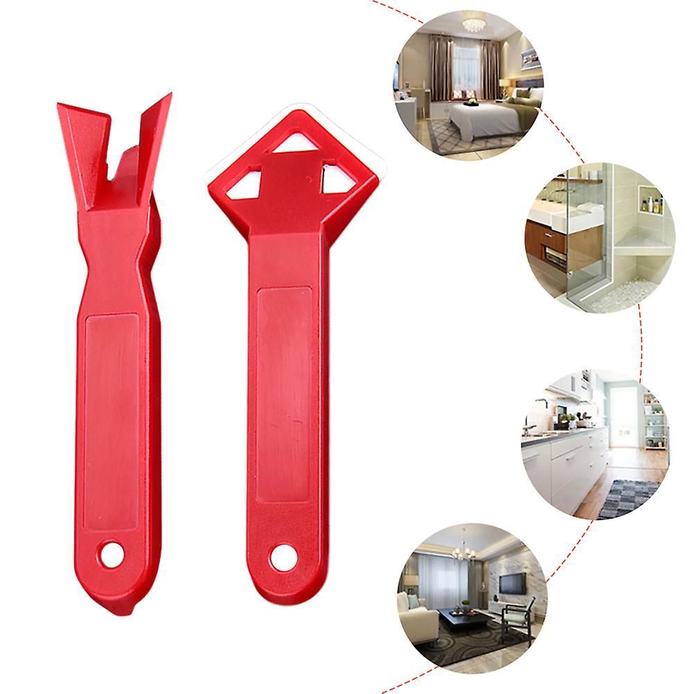 2Pcs Sealant Remover Tool Kit Scraper Caulking Mould Practical Floor Cleaner Tile Cleaner Mini Handmade Tools