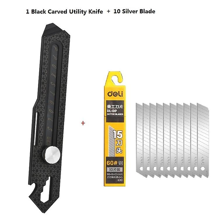 10 in 1 Utility Knife Multitools 3CR13 Stainless Steel High-quality Professional Cuters Sharp Tools