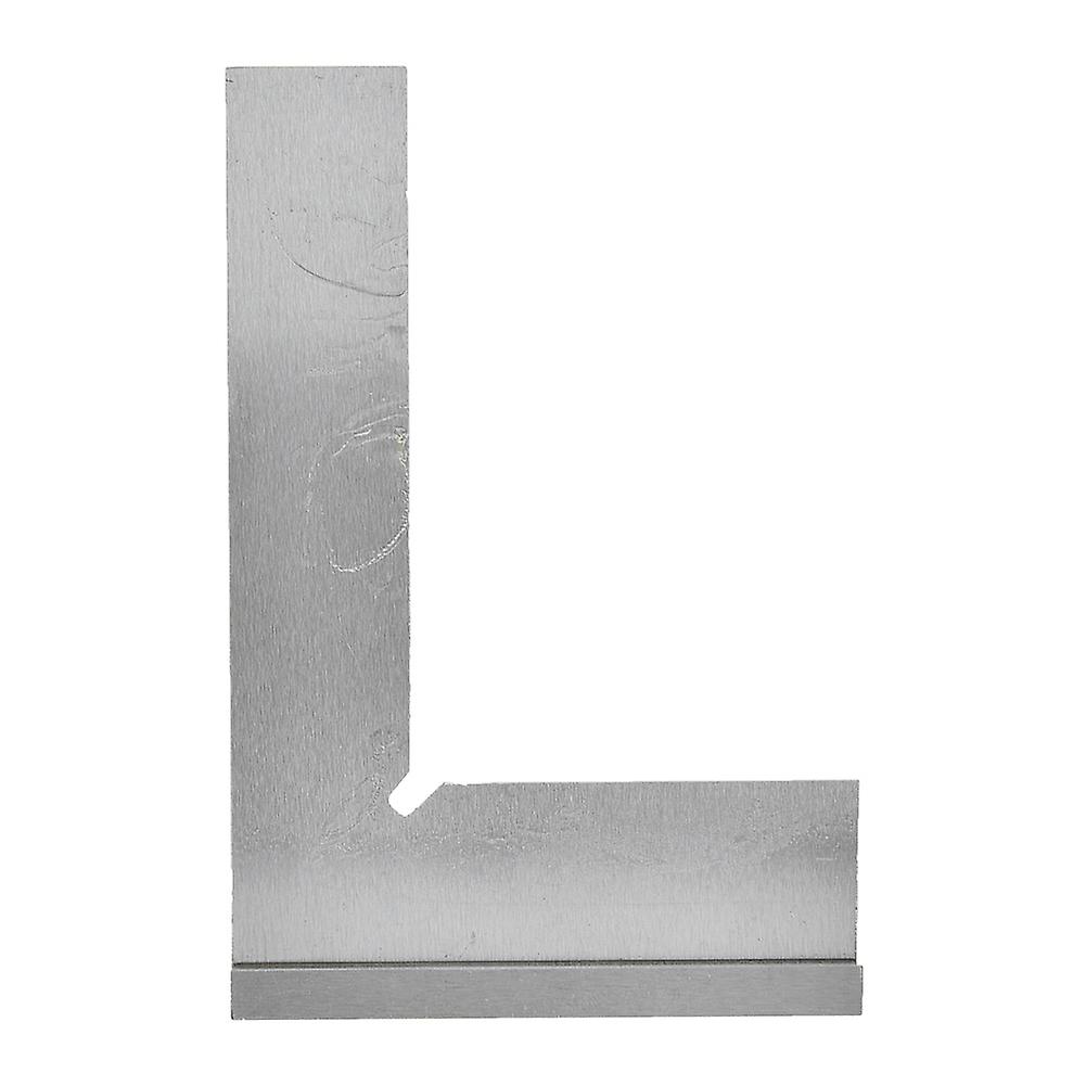Règle d'angle, équerre d'ingénieur, haute précision, en acier inoxydable, 90 degrés, avec siège (200 x 130 mm)