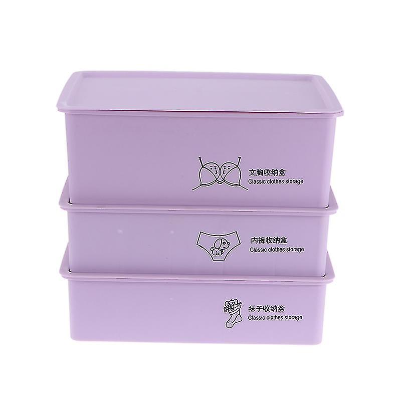 3pcs Unserwear Storage Box