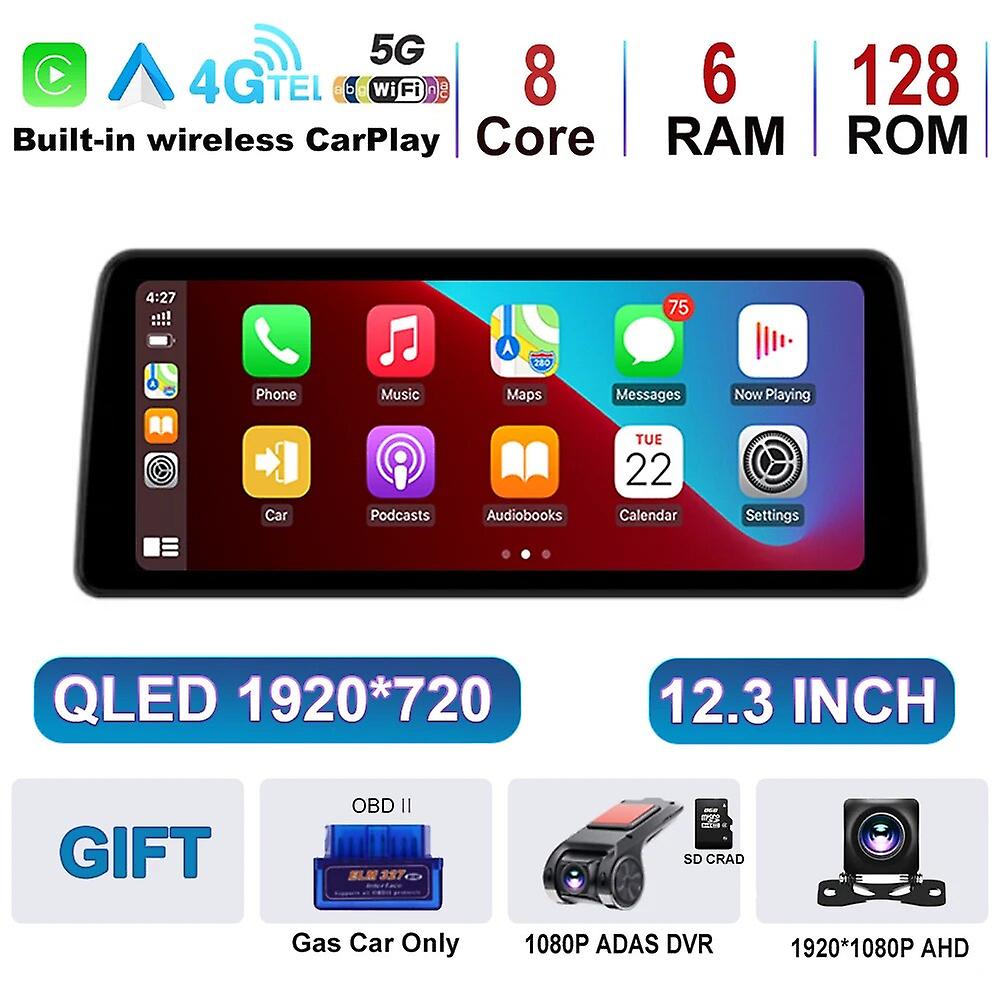 12.3 Inch Andriod 13 For Bmw Series 5 E39 E53 X5 1995 - 2006 Screen Car Radio Auto Multimedia Player Gps Navigation Carplay