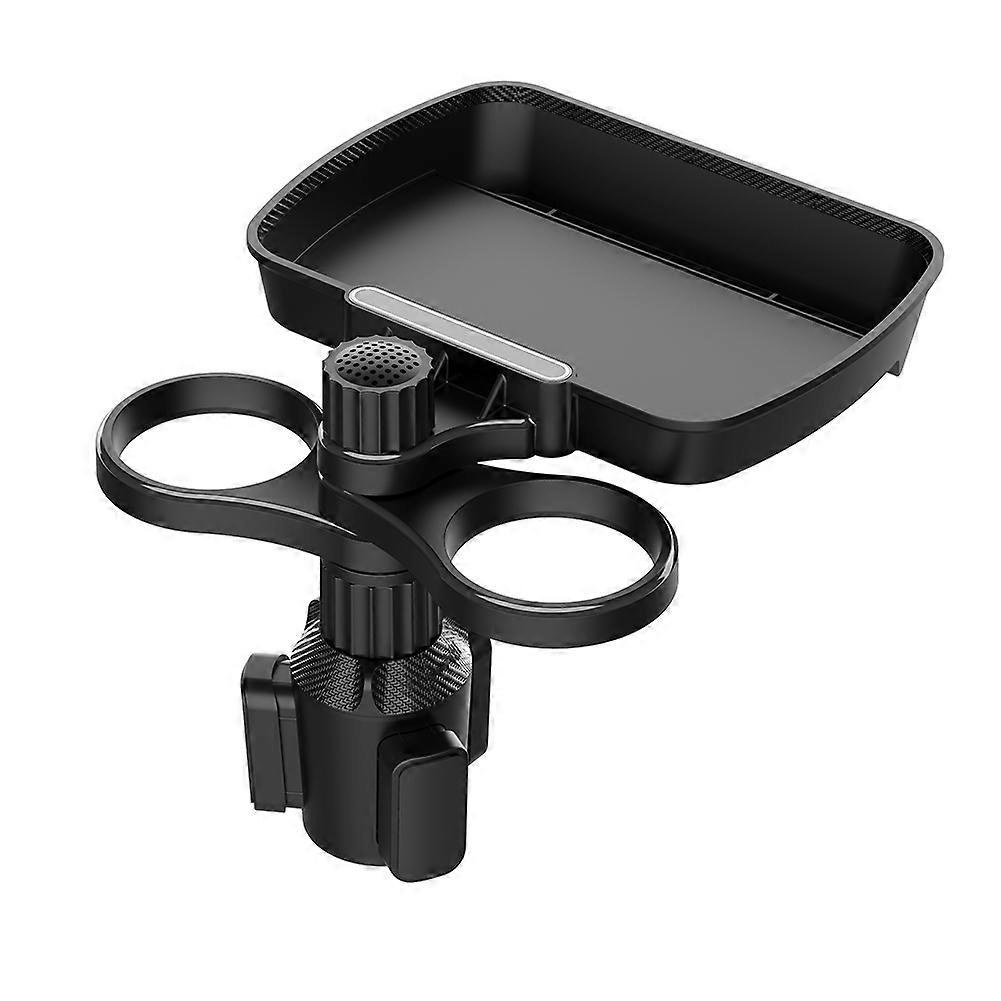 Multifunctional Universal Insert Car Drink Cup Holder Expander Adapter 360 Rotating Adjustable Base to Hold Storage Rack