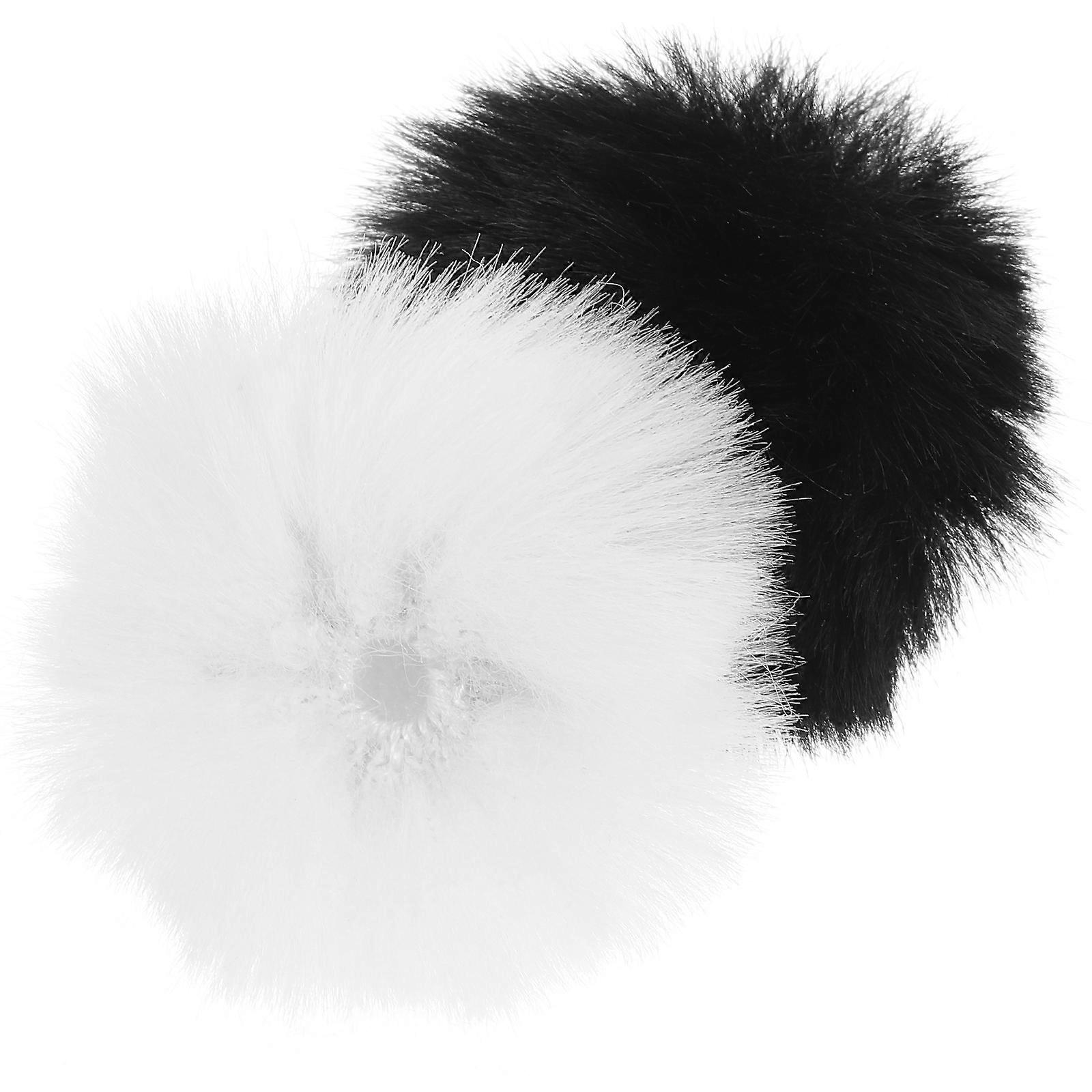 6 Pcs Heaphones Microphone Windscreen Headset Wind Shield Fur Filter Microphone Windscreen Live Streaming Supply