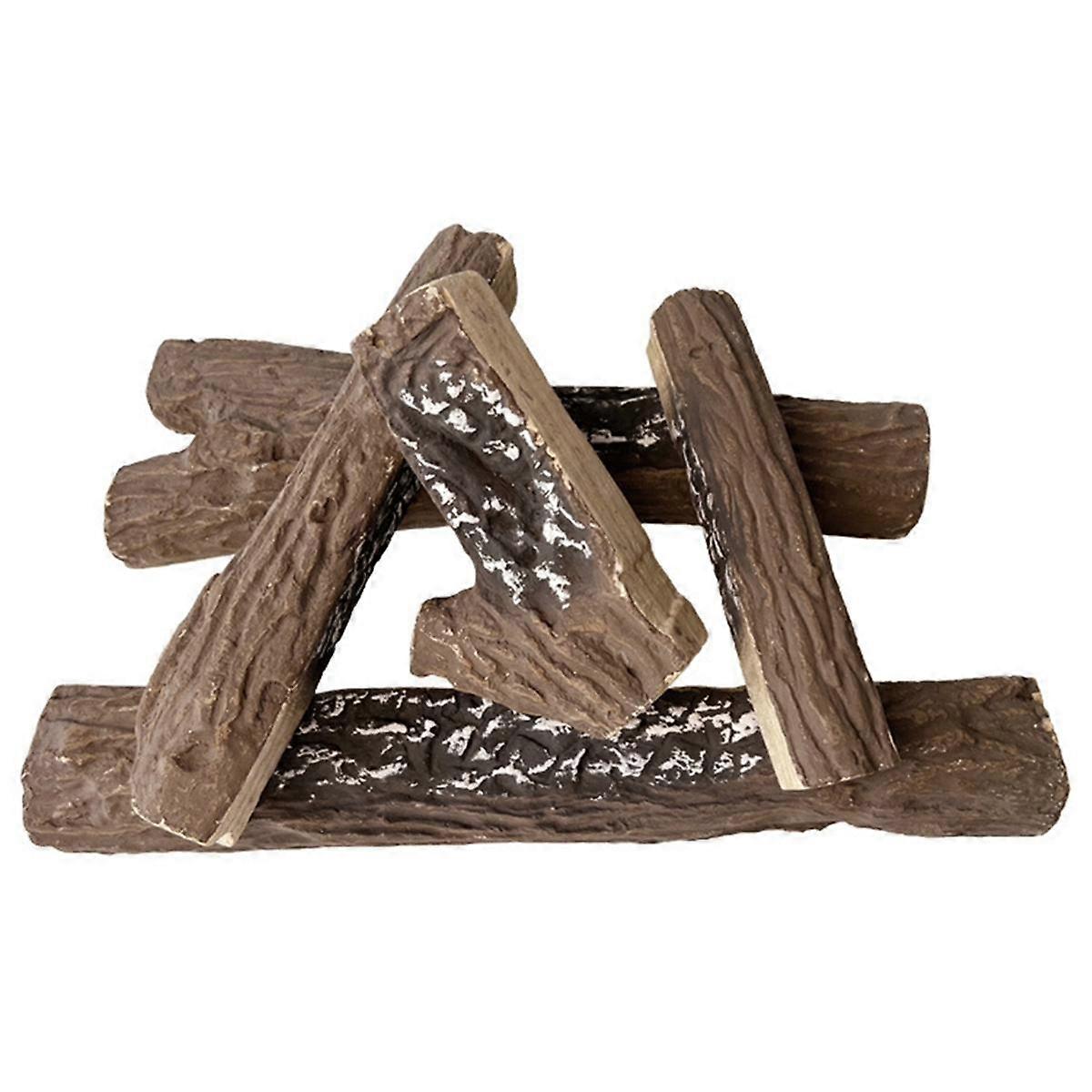 3D Decorative Board Campfire Centerpiece Artificial Fire Fake Flame Decorative Flame Torch A