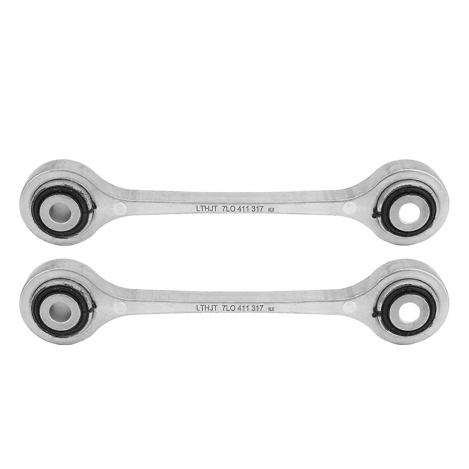 2pcs Sway Bar Link Left Right Aluminum 7L0411317 Silver High Strength Replacement for Q7 2007?2015