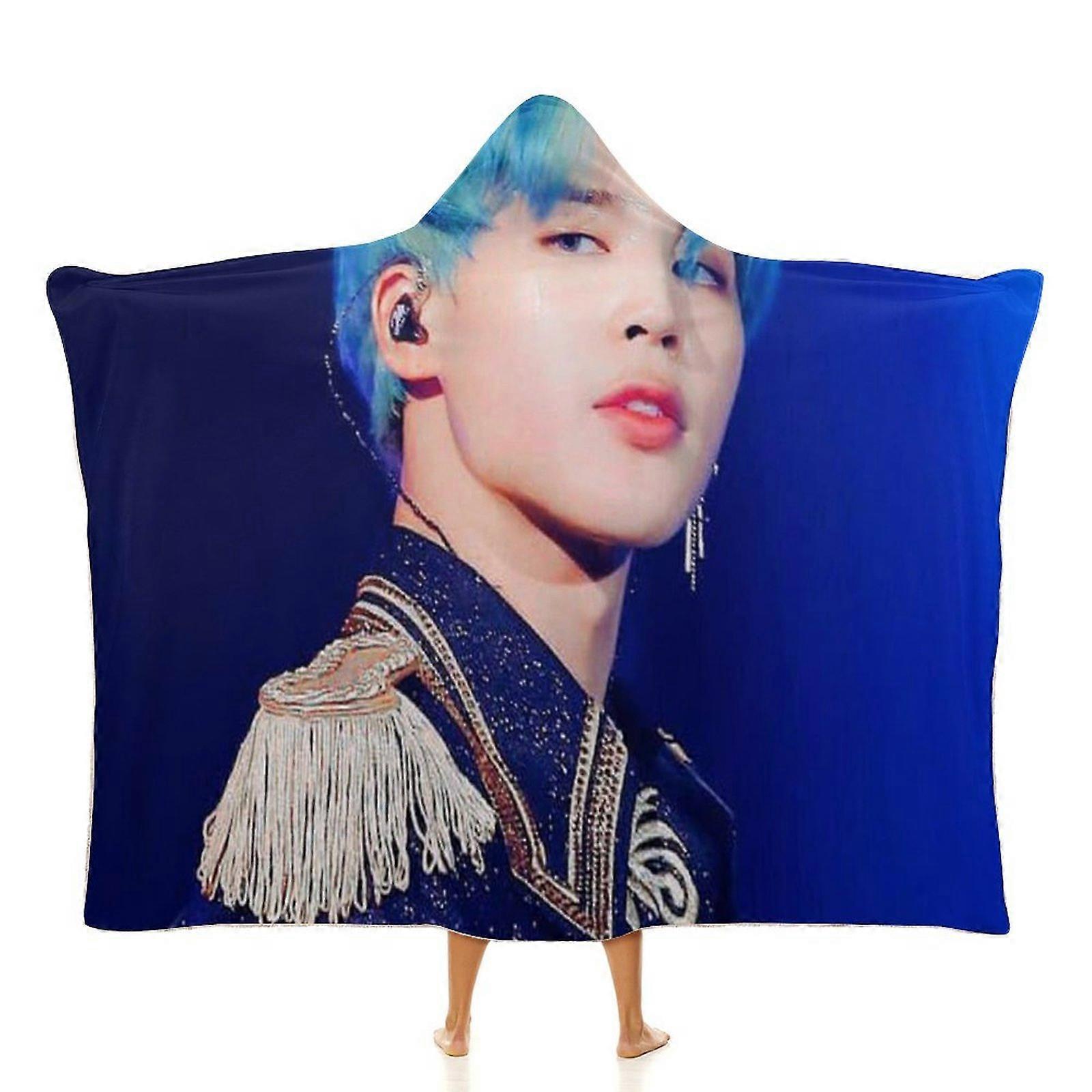 BTS Jimin (75) Blanket Wearable Cartoon Cosplay Hoodie Throw