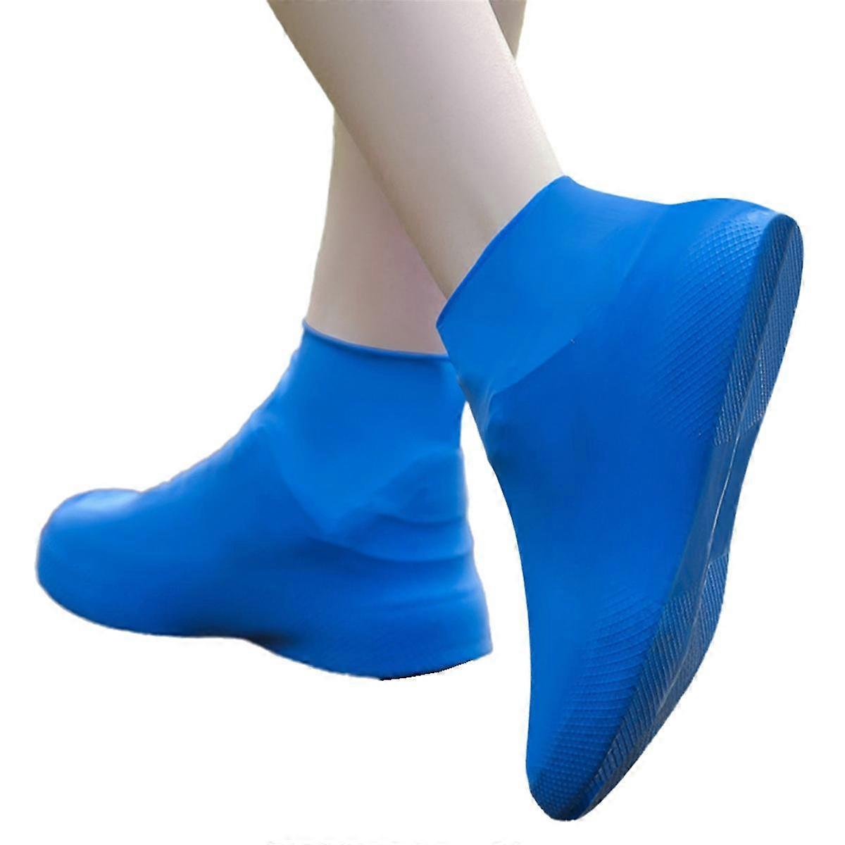 Anti-Slip Latex Shoe Covers Reusable Non-Slip Waterproof Wear- Rainy Day Outdoor Boots Protective C