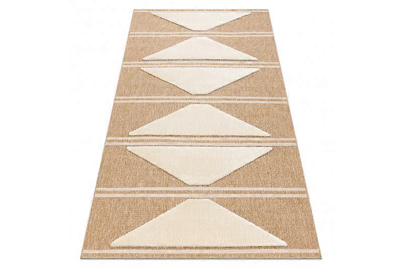 SPARK 0698A beige / cream carpet - Geometric, Triangles, sisal, structural