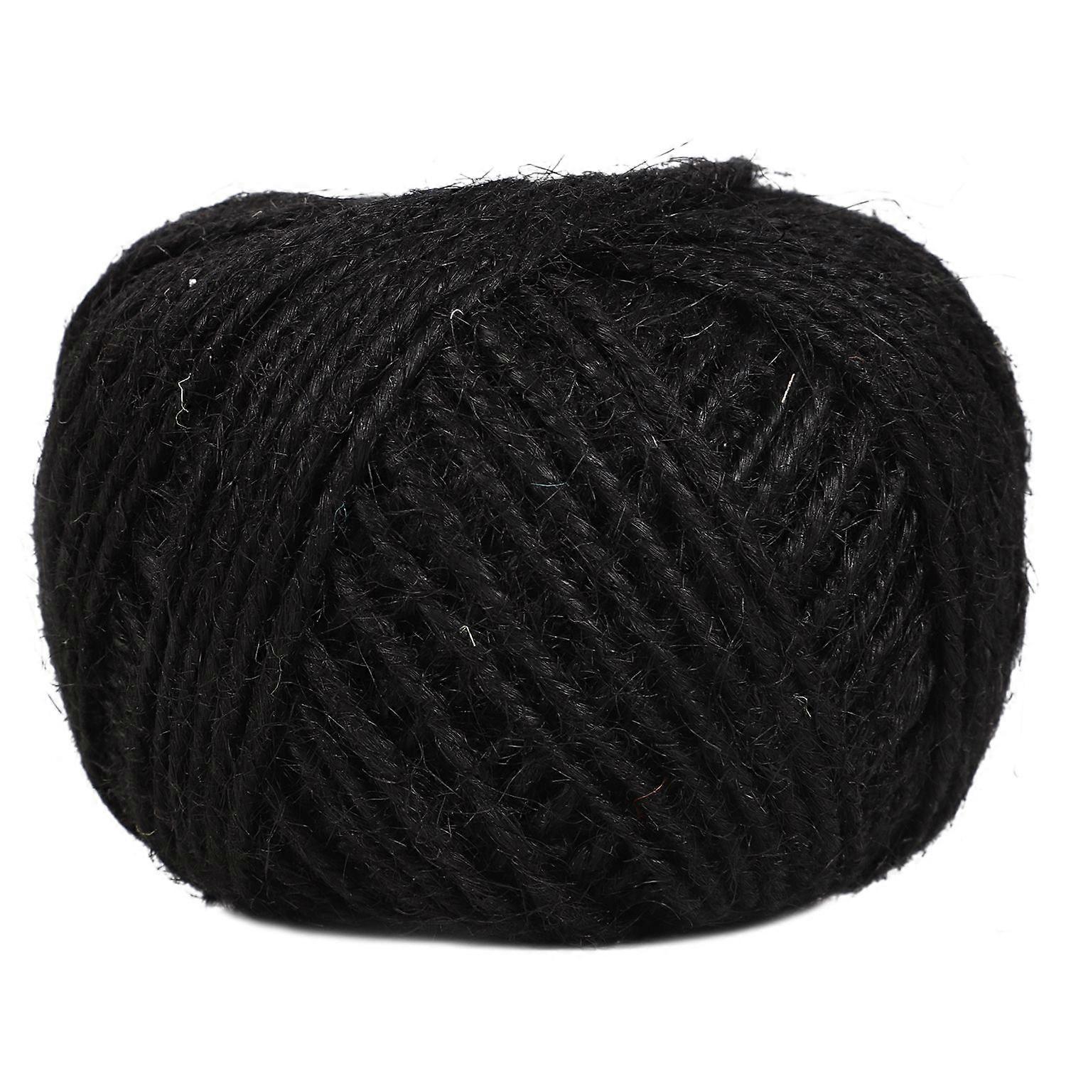 50m String Rope for Crafts Scrapbooking Gardening - Black