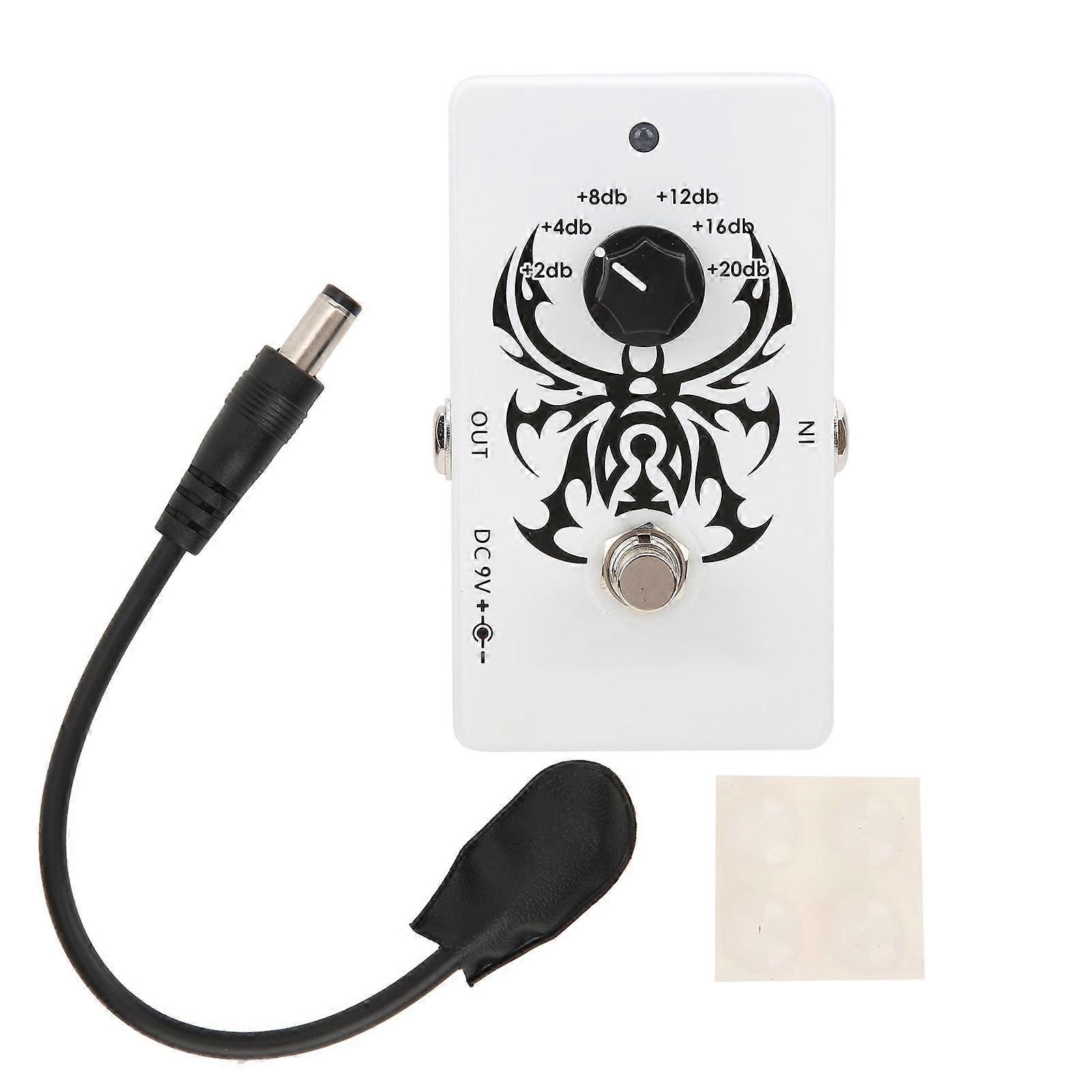 Guitar Effect Pedal Boost True Bypass Adjustable Portable Instrument Accessory DC 9V