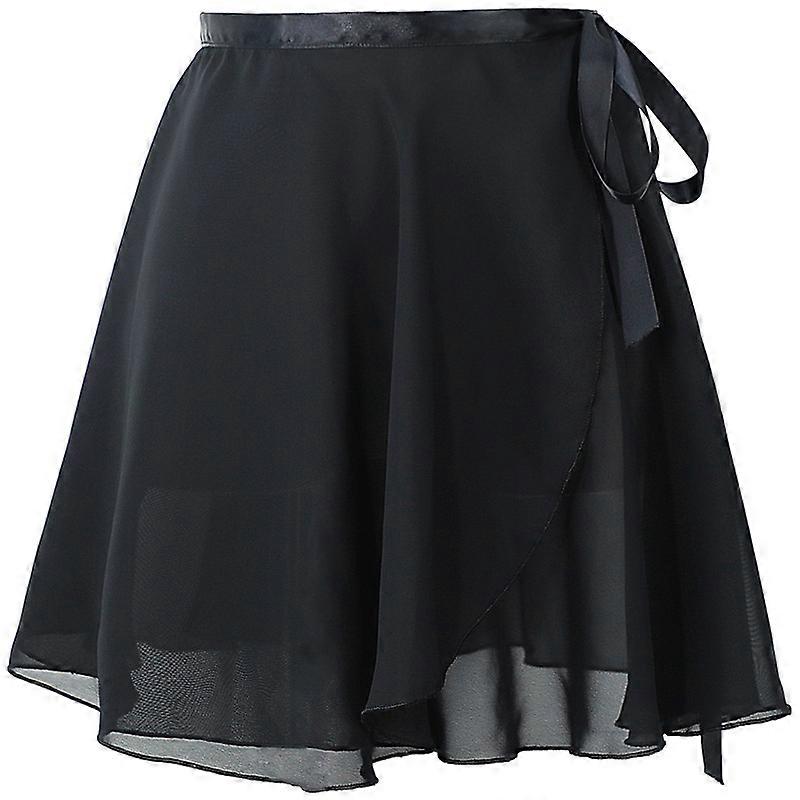 Ballett Chiffon Ballett Training Tanz Kleid Erwachsene Tanz Training Kleid (Schwarz,S)