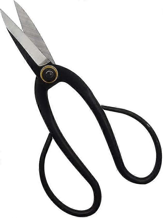 Slim Bonsai Scissors Indoor Gardening Tools Pruning Shears Steels Blac