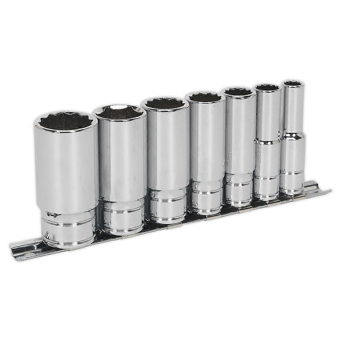 Ak2678 Socket Set 7pc 3/8in Sq Drive Deep Whitworth