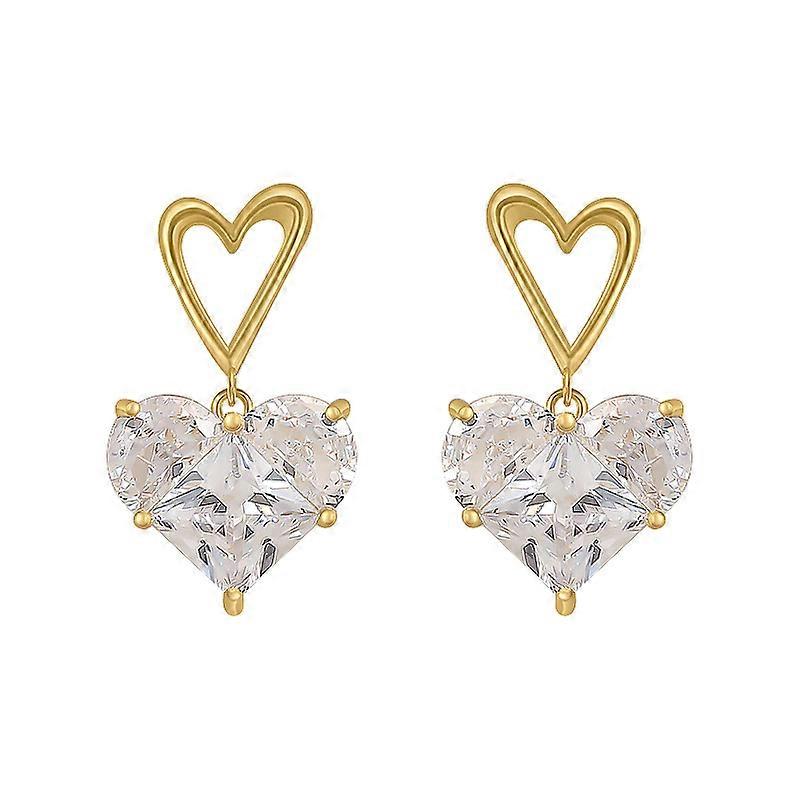 Cercei dama, Placat cu Aur\Cupru, Auriu